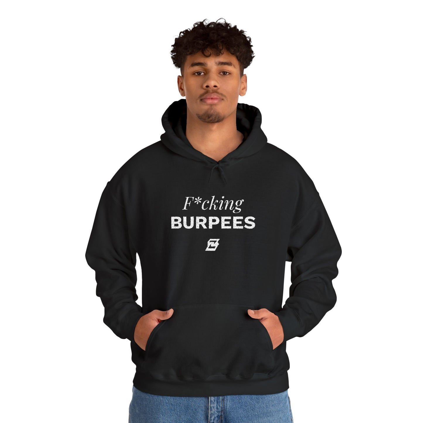 Hoodie unisex brodé « Fucking Burpees »