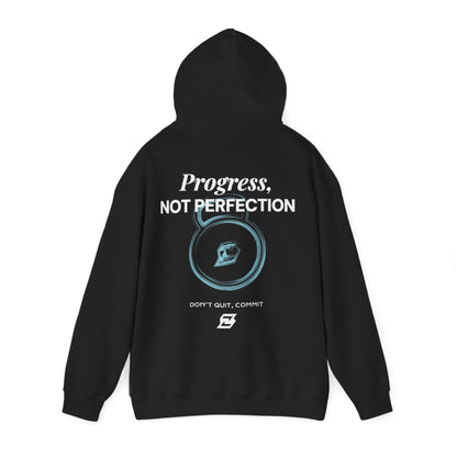 Hoodie unisex Design « Progress not perfection »