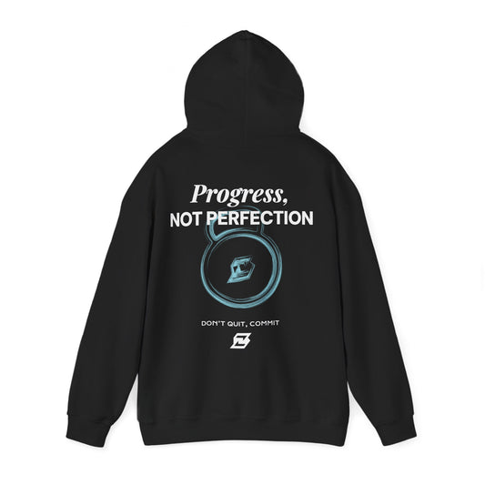 Hoodie unisex Design « Progress not perfection »