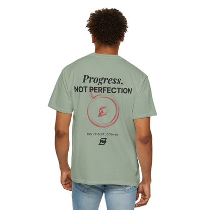 T-shirt unisex Design « Progress not perfection »