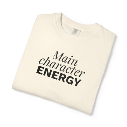T-shirt unisex brodé « Main Character Energy »