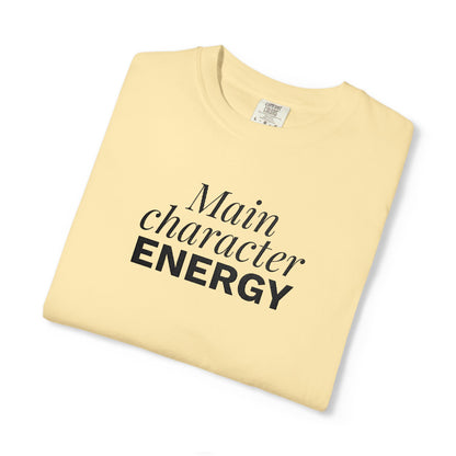 T-shirt unisex brodé « Main Character Energy »