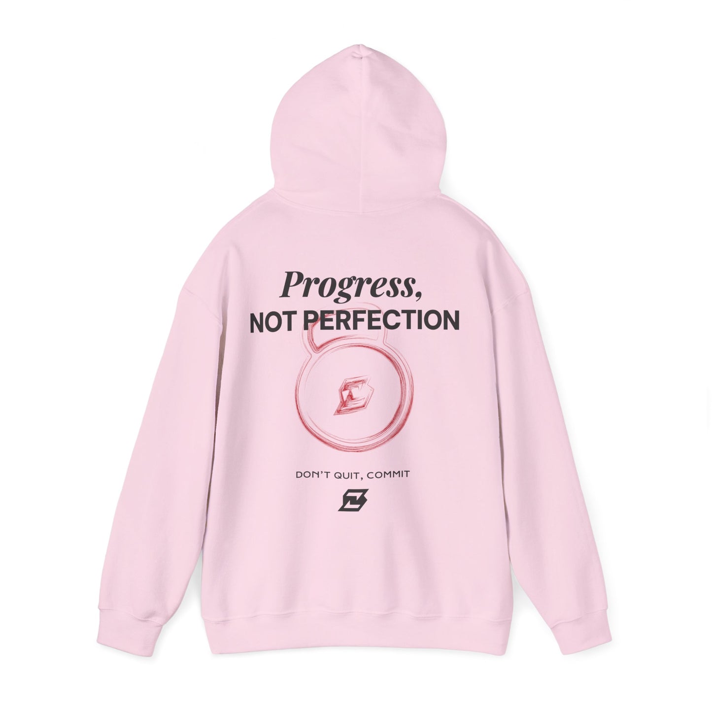 Hoodie unisex Design « Progress not perfection »