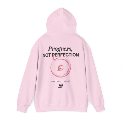 Hoodie unisex Design « Progress not perfection »