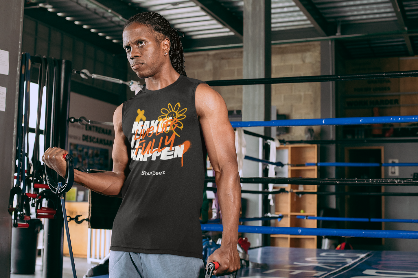 Débardeur Unisex ‘Make it happen’