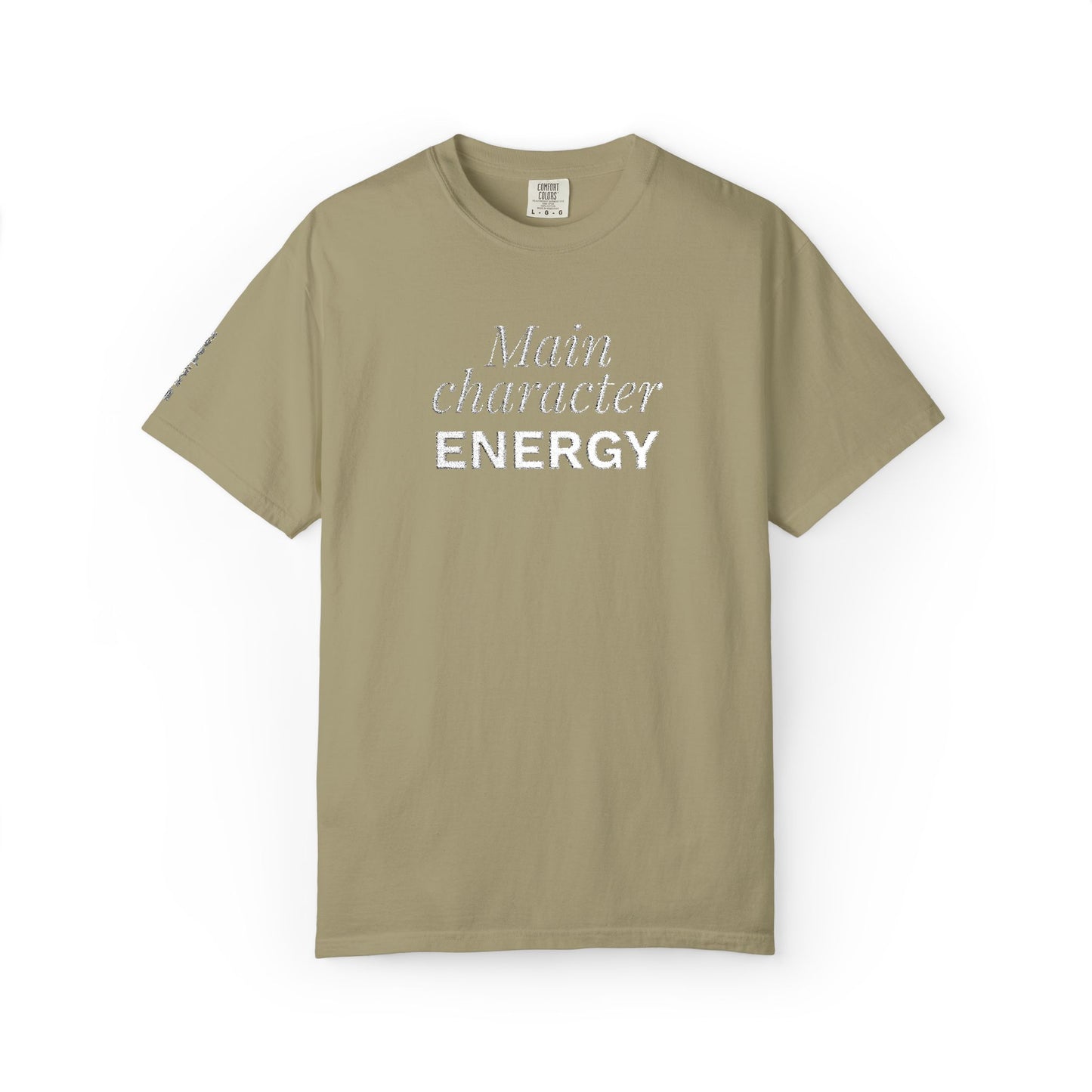 T-shirt unisex brodé « Main Character Energy »