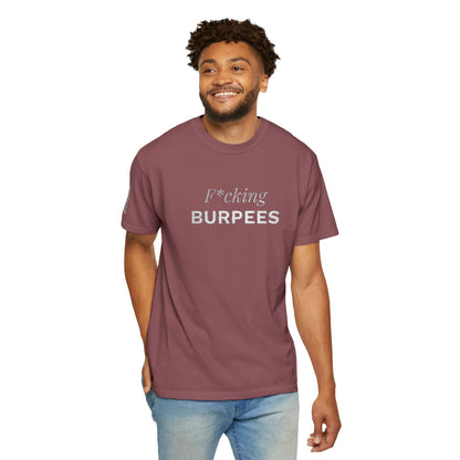 T-shirt unisex brodé « Fucking Burpees »