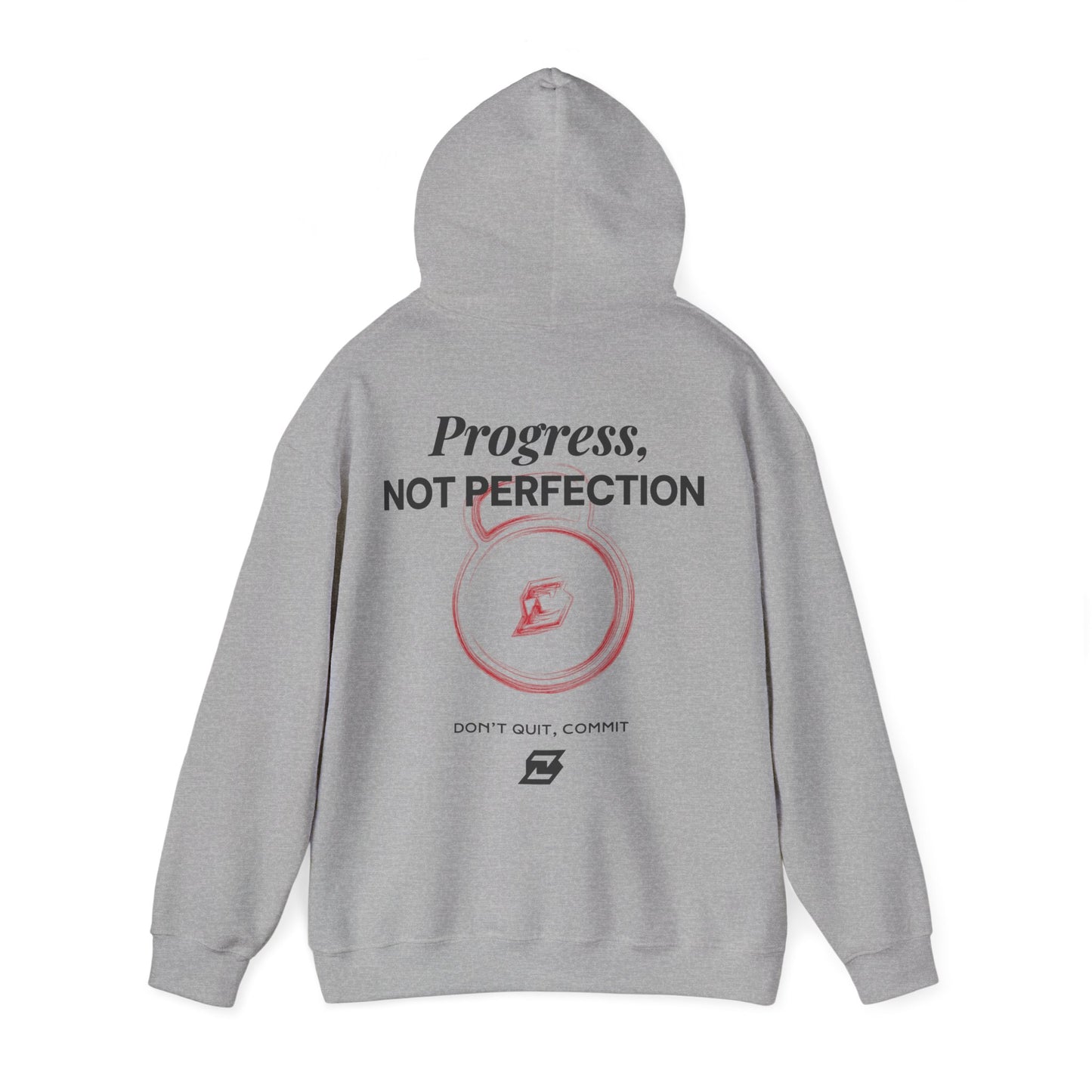 Hoodie unisex Design « Progress not perfection »