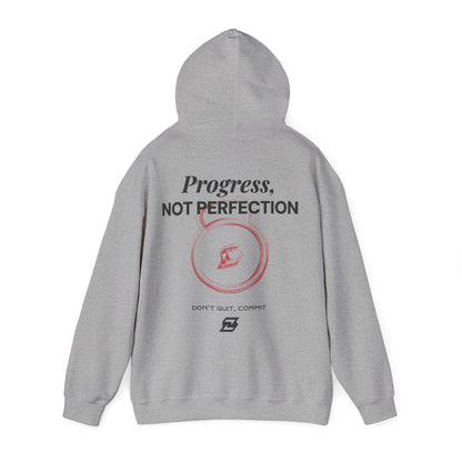 Hoodie unisex Design « Progress not perfection »