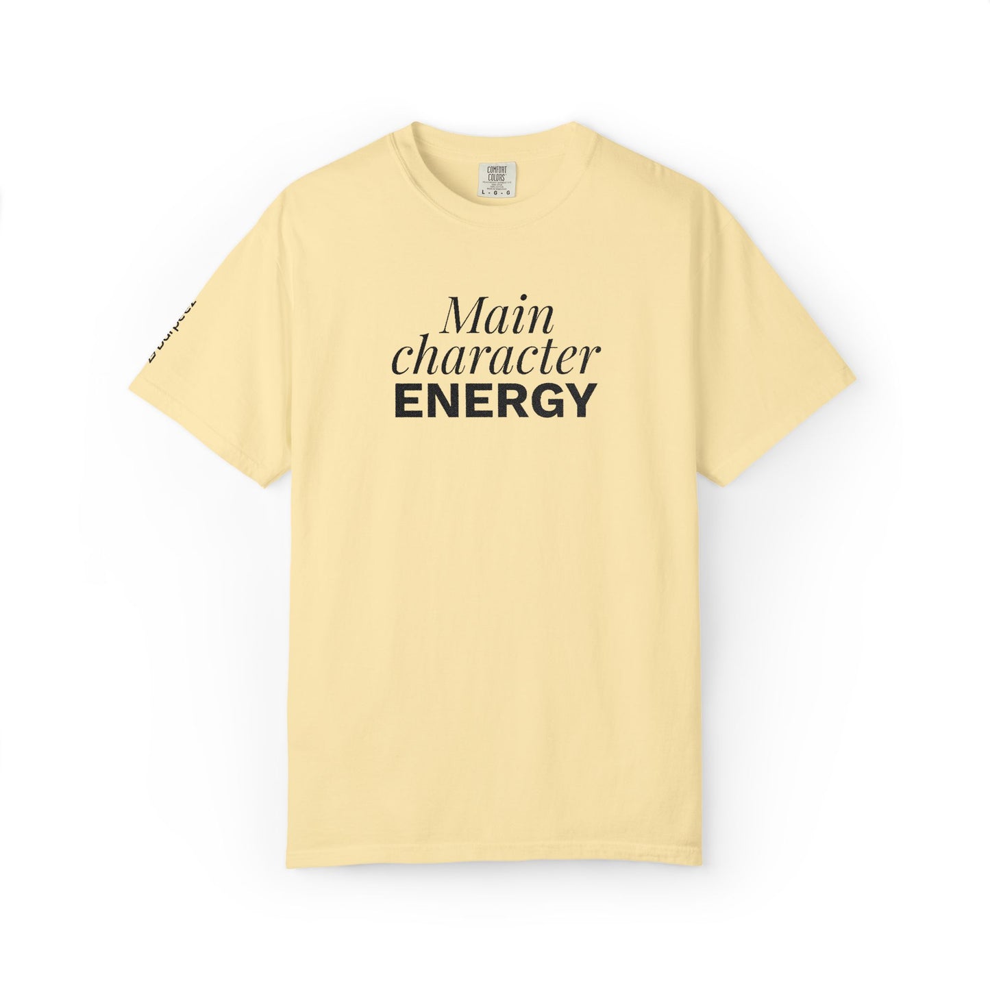 T-shirt unisex brodé « Main Character Energy »