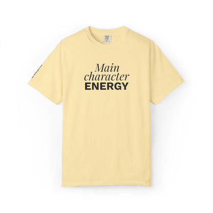 T-shirt unisex brodé « Main Character Energy »