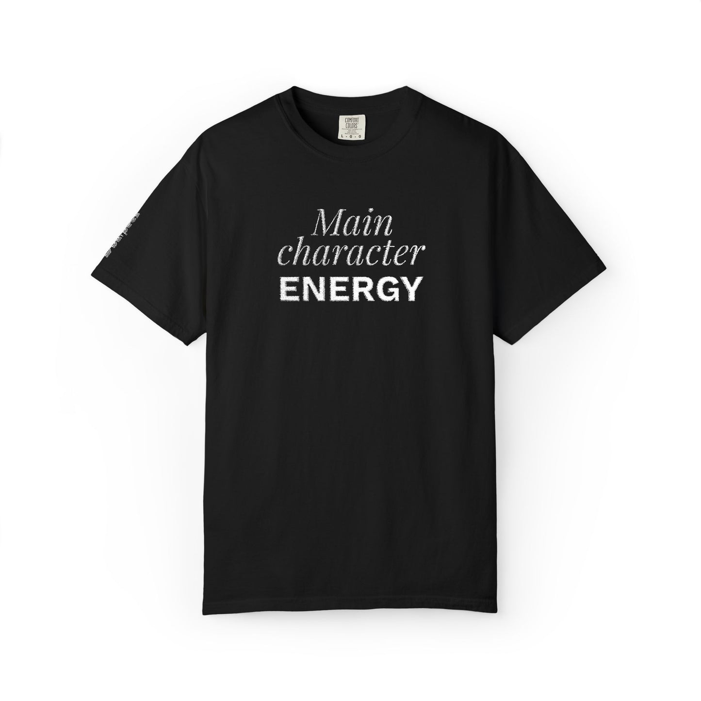 T-shirt unisex brodé « Main Character Energy »