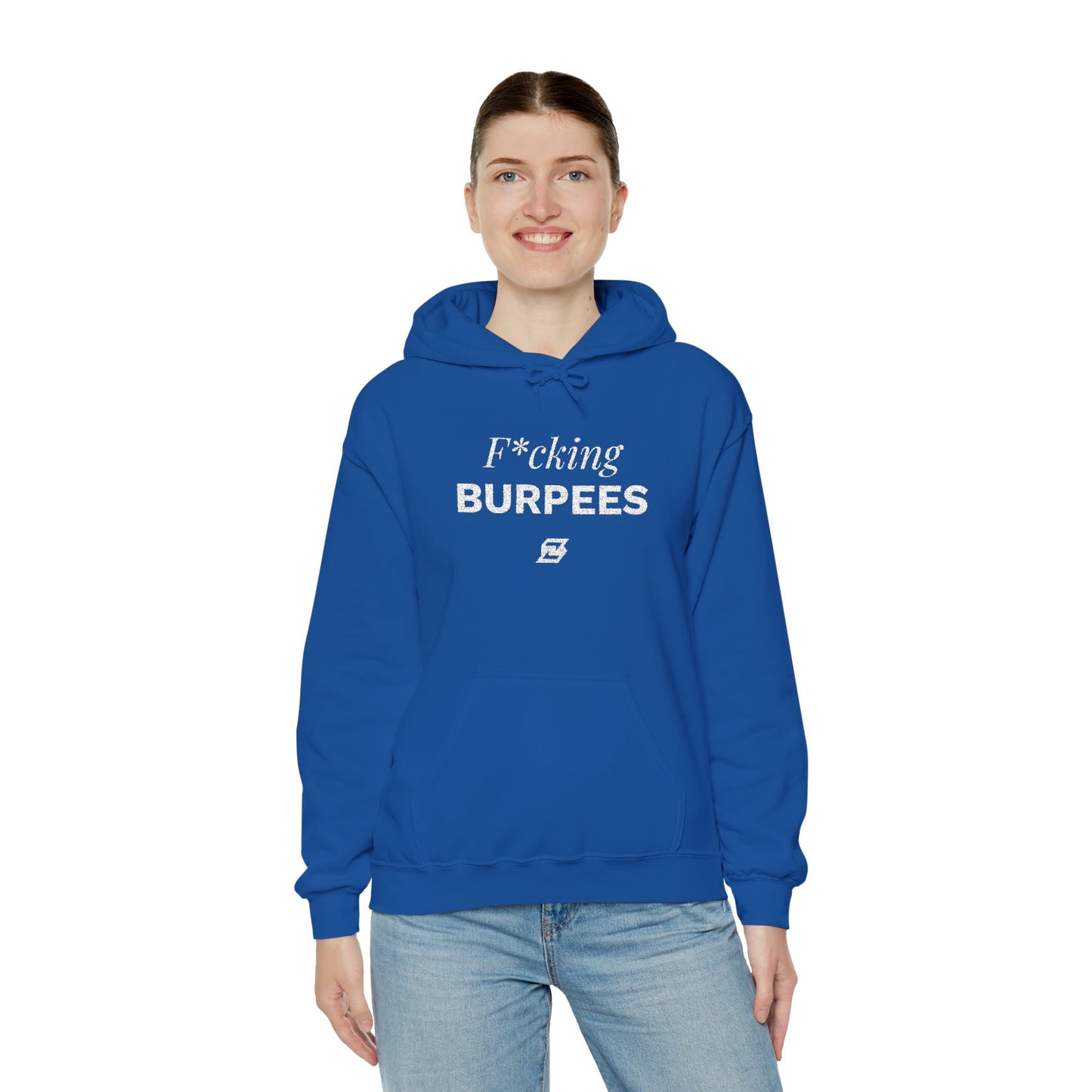 Hoodie unisex brodé « Fucking Burpees »