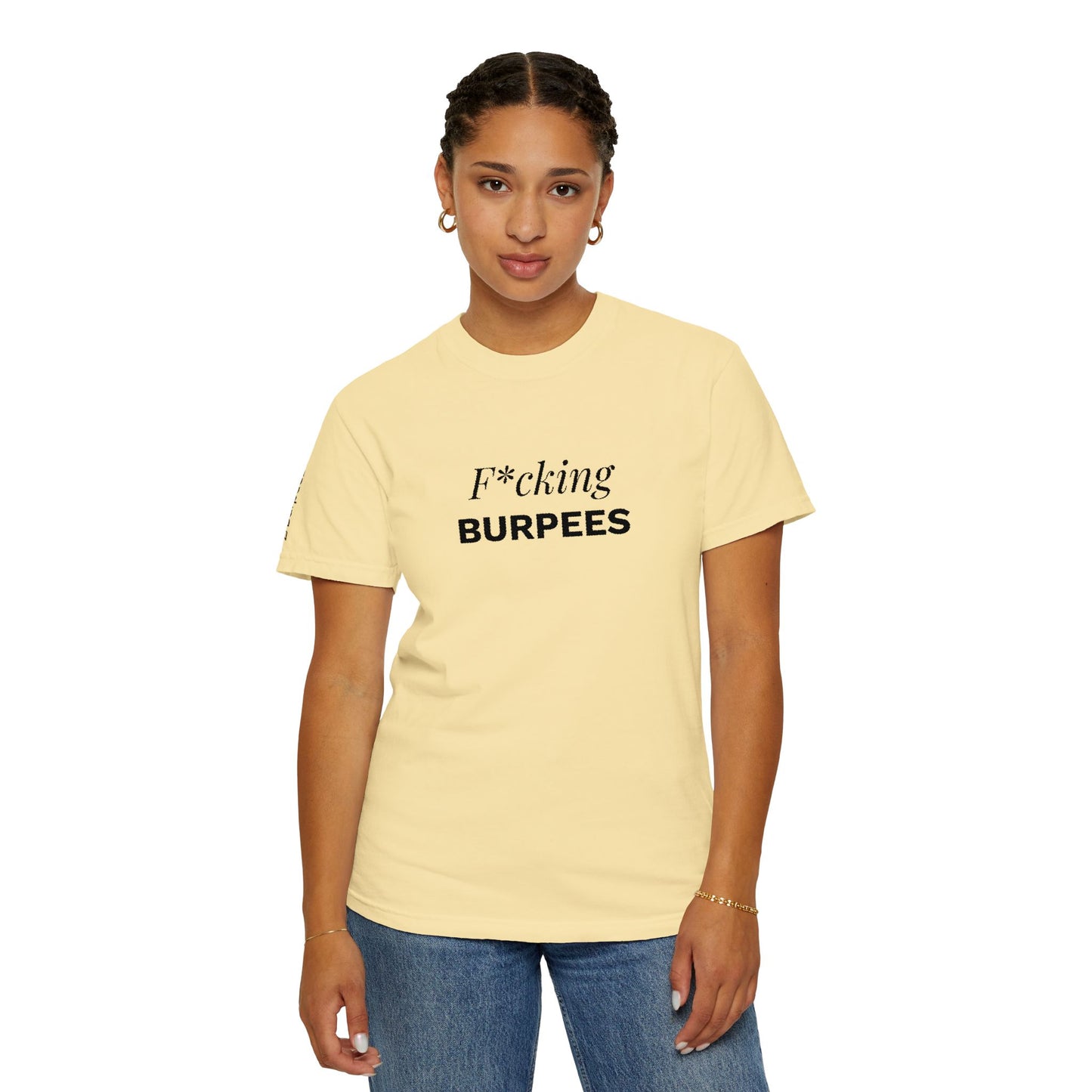 T-shirt unisex brodé « F*cking Burpees »