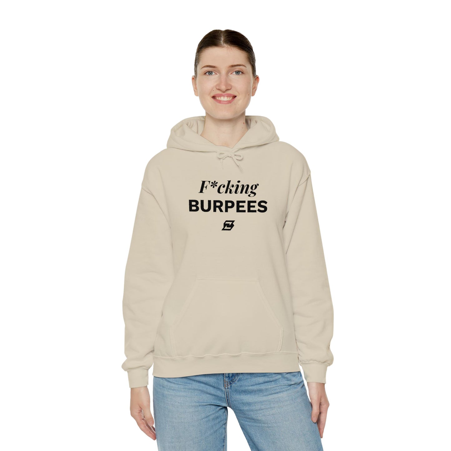 Hoodie unisex brodé « Fucking Burpees »