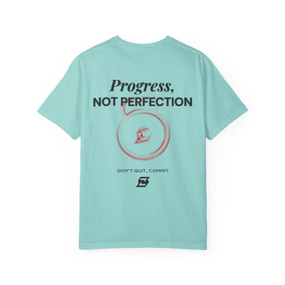 T-shirt unisex Design « Progress not perfection »