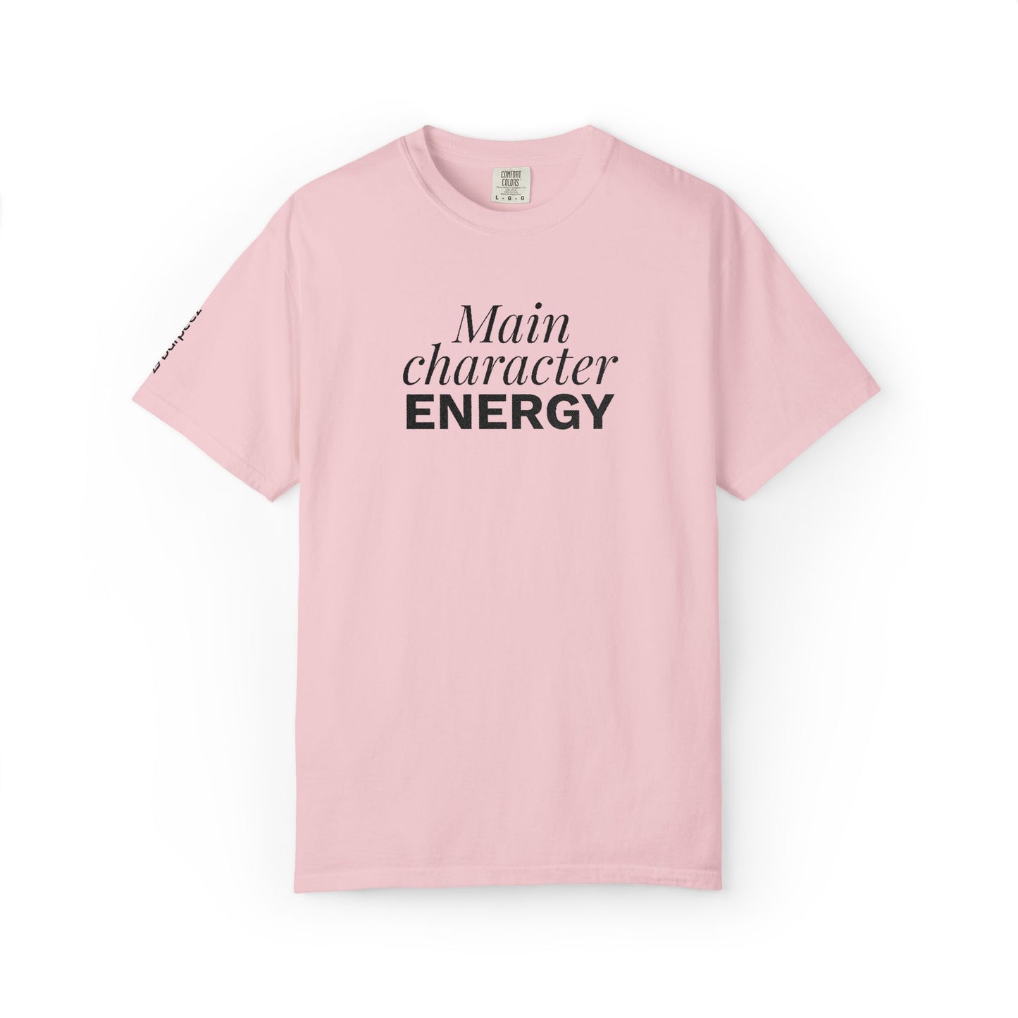 T-shirt unisex brodé « Main Character Energy »