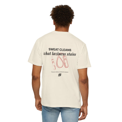 T-shirt unisex Design « Sweat cleans what laziness stains »