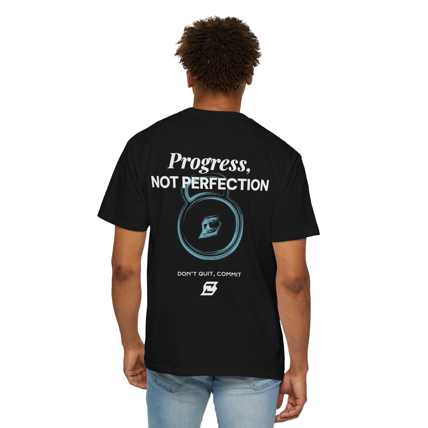T-shirt unisex Design « Progress not perfection »