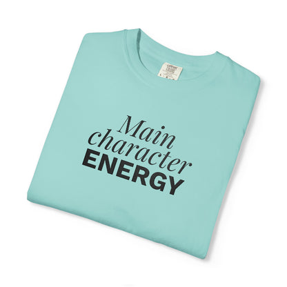 T-shirt unisex brodé « Main Character Energy »