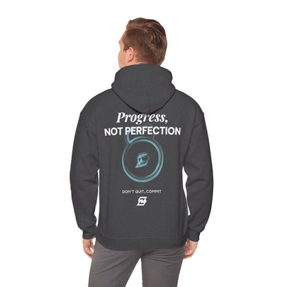 Hoodie unisex Design « Progress not perfection »