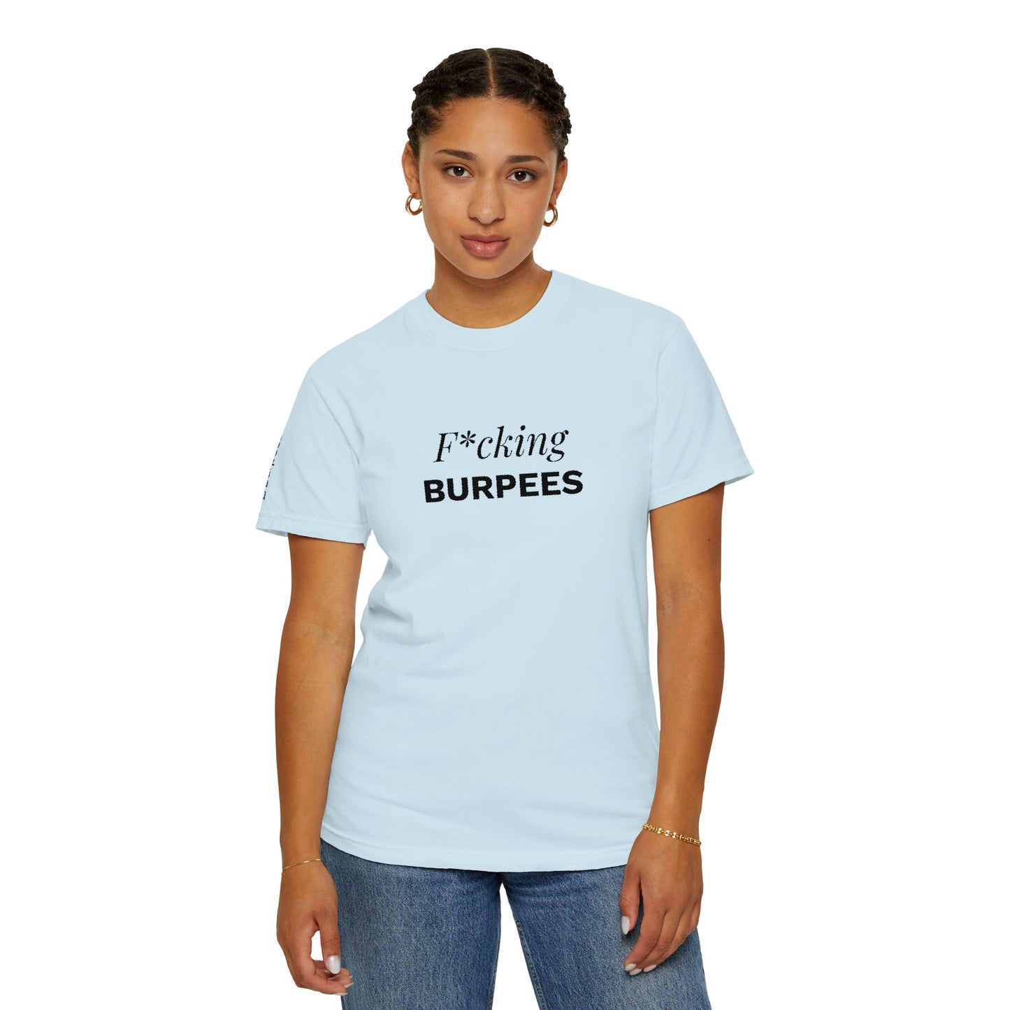 T-shirt unisex brodé « F*cking Burpees »