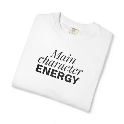 T-shirt unisex brodé « Main Character Energy »