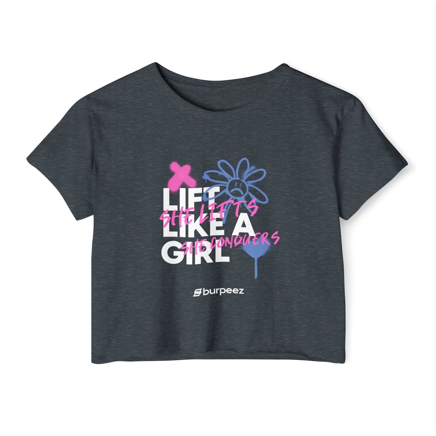 Crop top Femme “Lift Like a Girl”