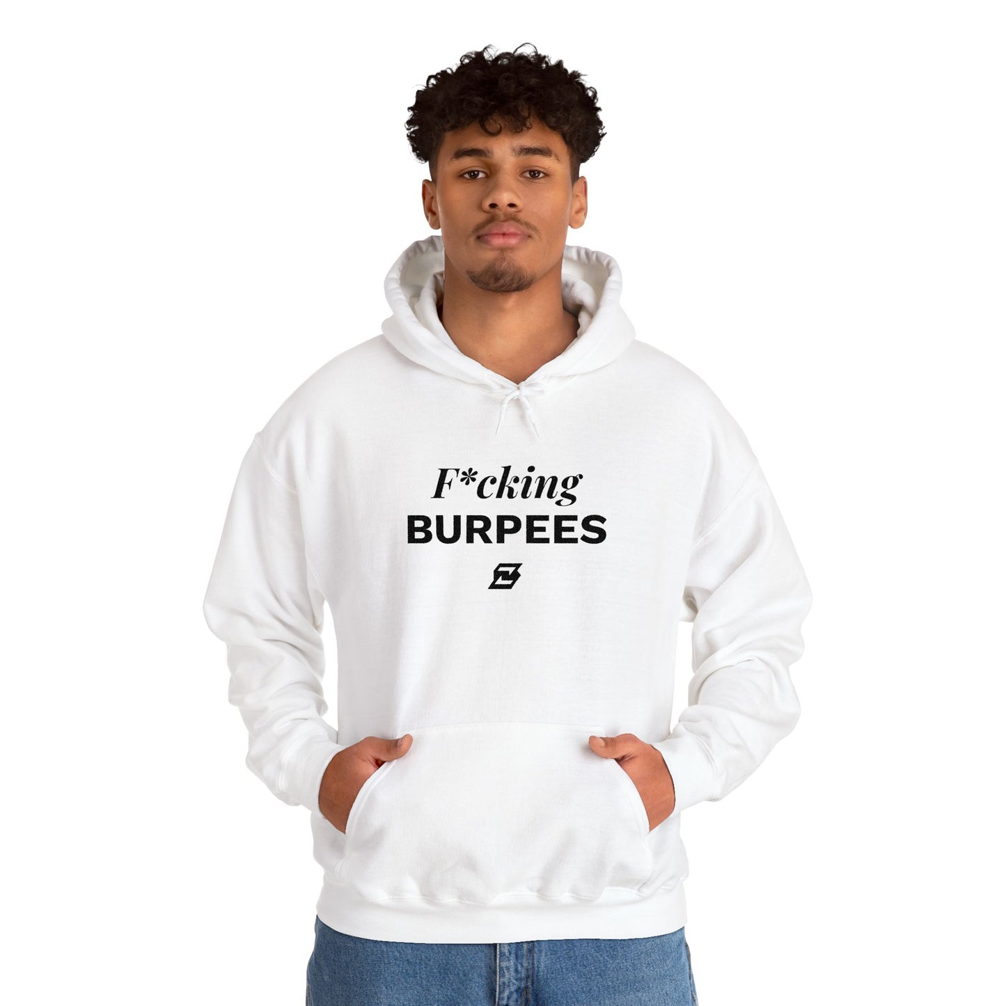 Hoodie unisex brodé « Fucking Burpees »