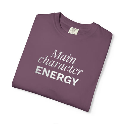 T-shirt unisex brodé « Main Character Energy »