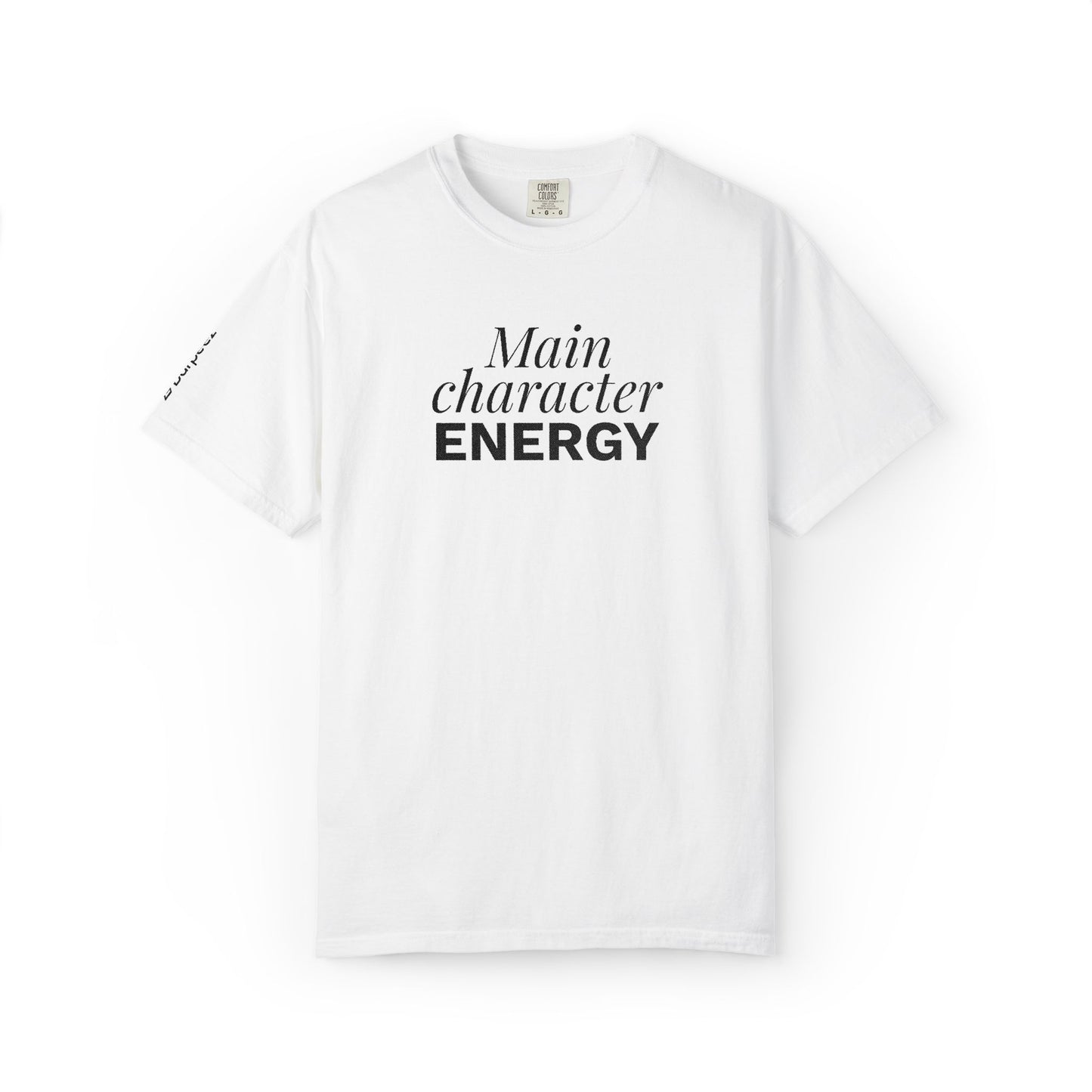 T-shirt unisex brodé « Main Character Energy »