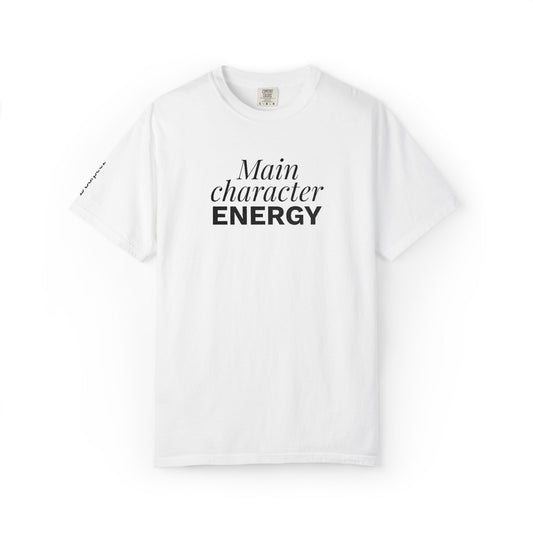 T-shirt unisex brodé « Main Character Energy »