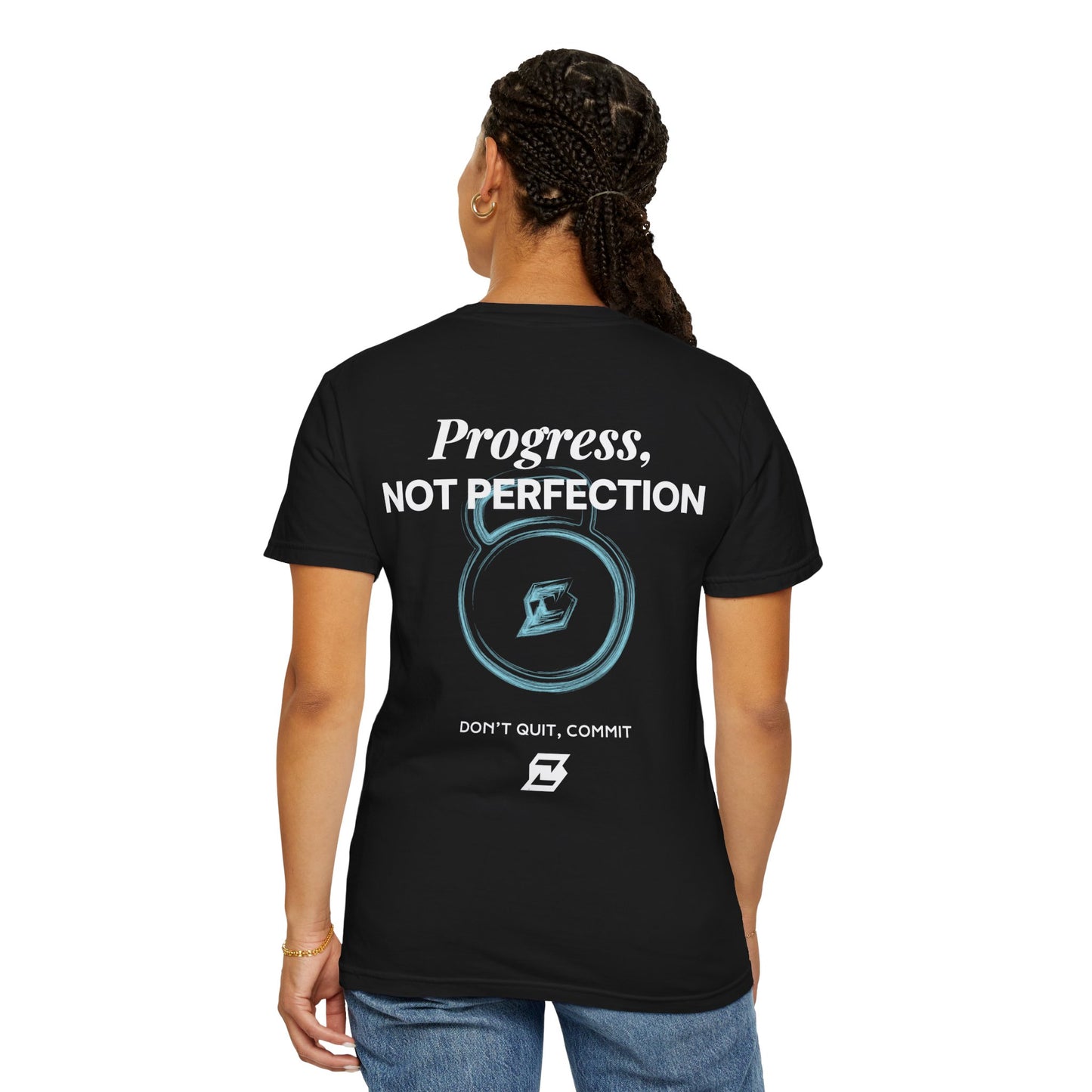 T-shirt unisex Design « Progress not perfection »