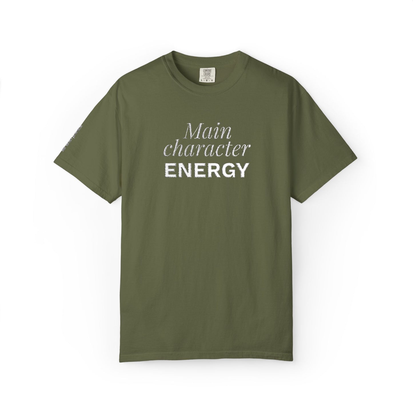 T-shirt unisex brodé « Main Character Energy »