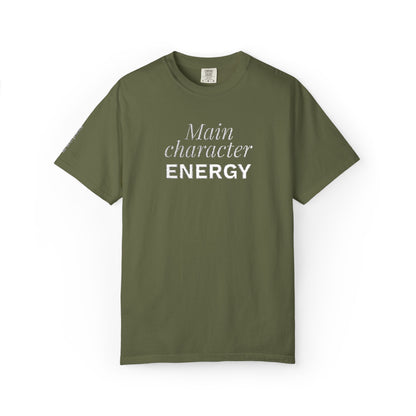 T-shirt unisex brodé « Main Character Energy »