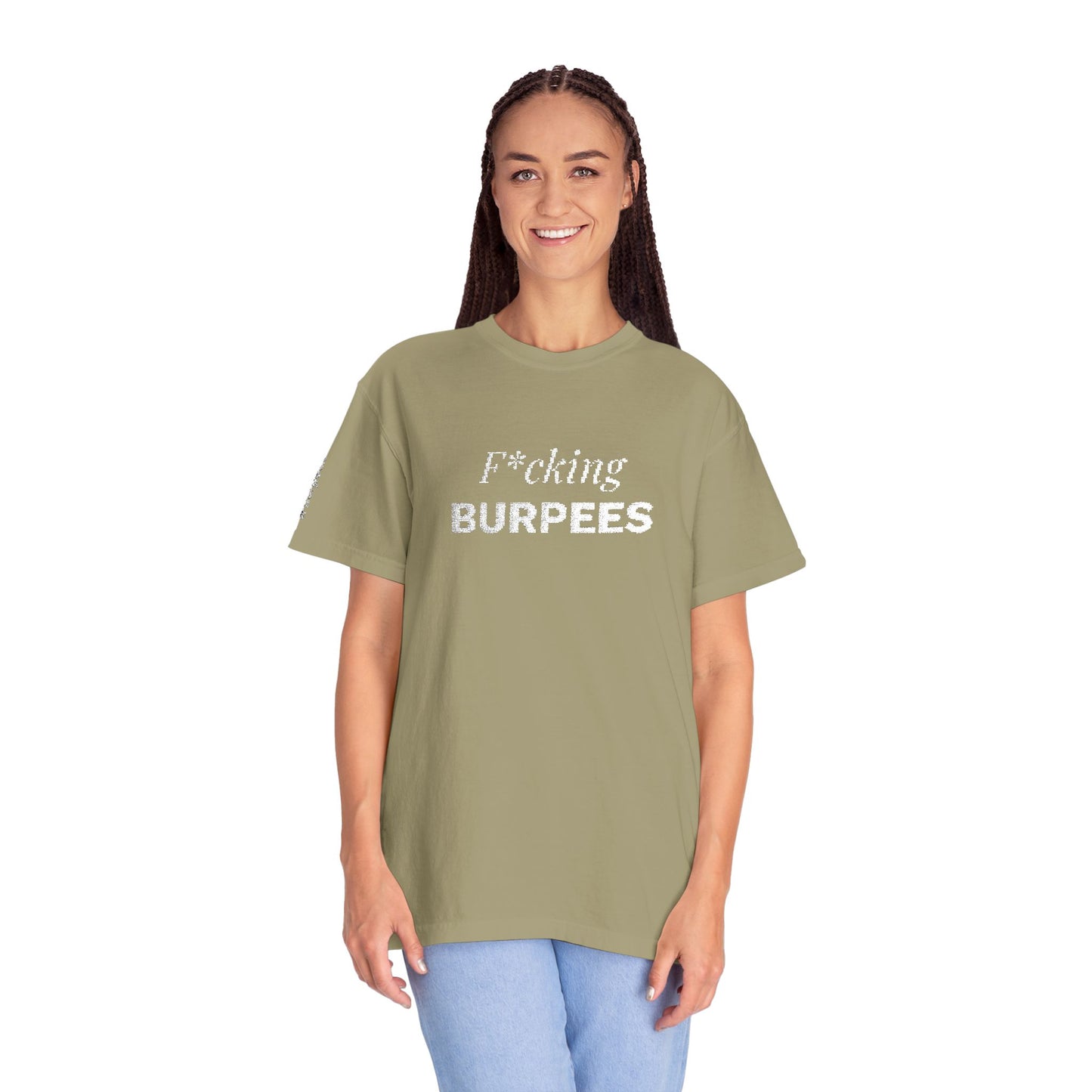 T-shirt unisex brodé « Fucking Burpees »