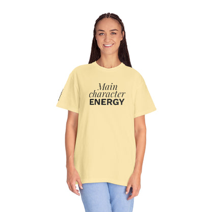 T-shirt unisex brodé « Main Character Energy »