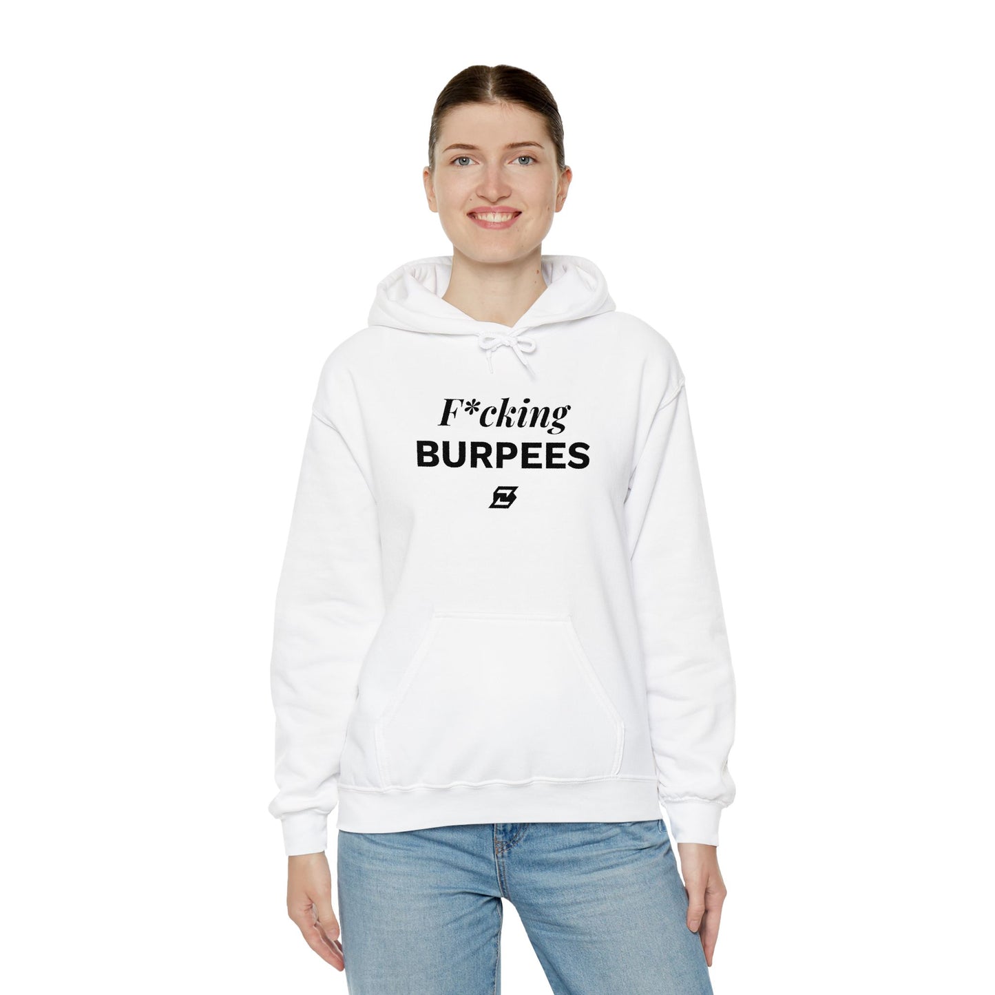 Hoodie unisex brodé « Fucking Burpees »
