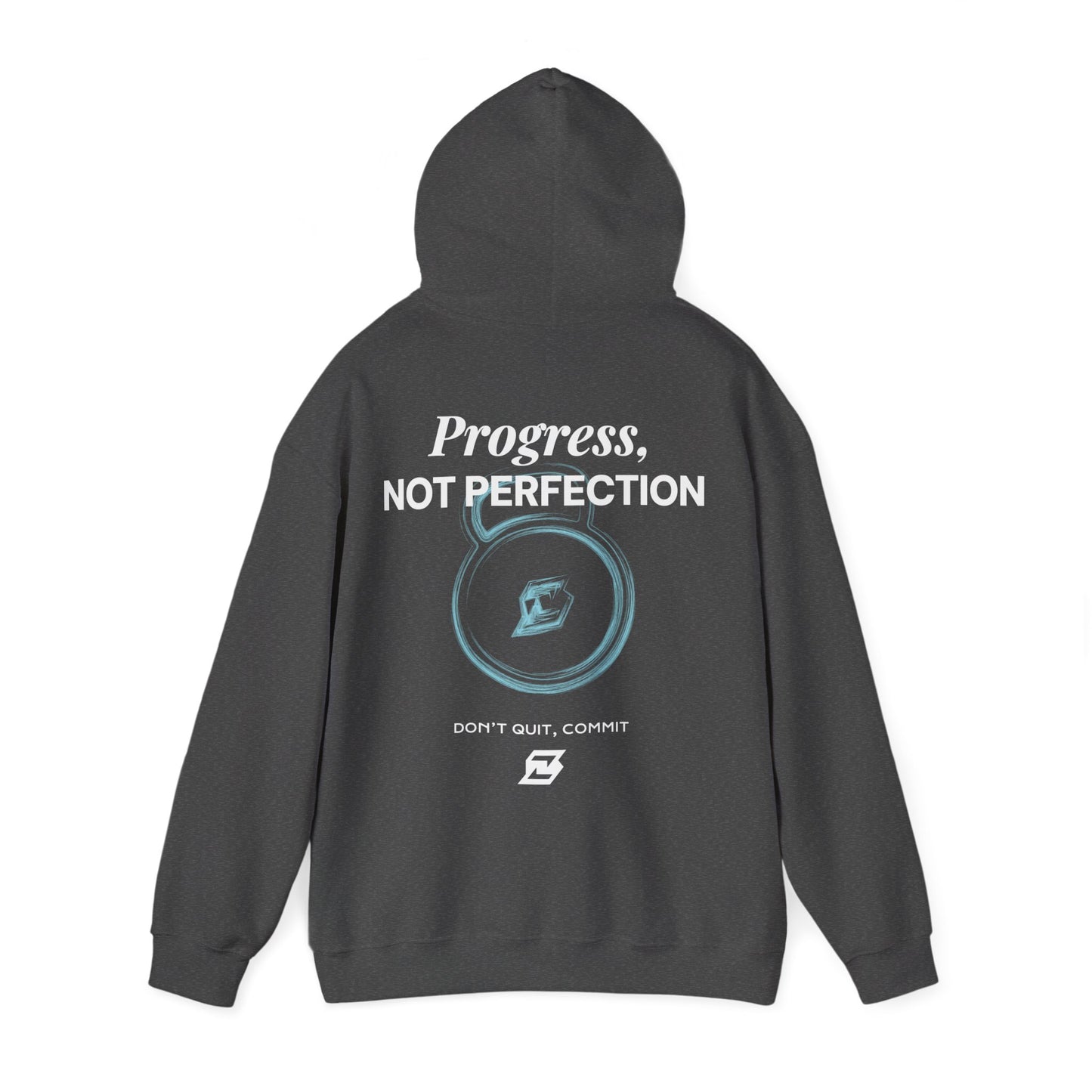 Hoodie unisex Design « Progress not perfection »
