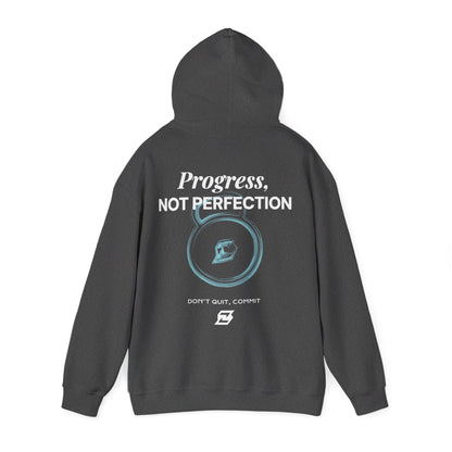 Hoodie unisex Design « Progress not perfection »