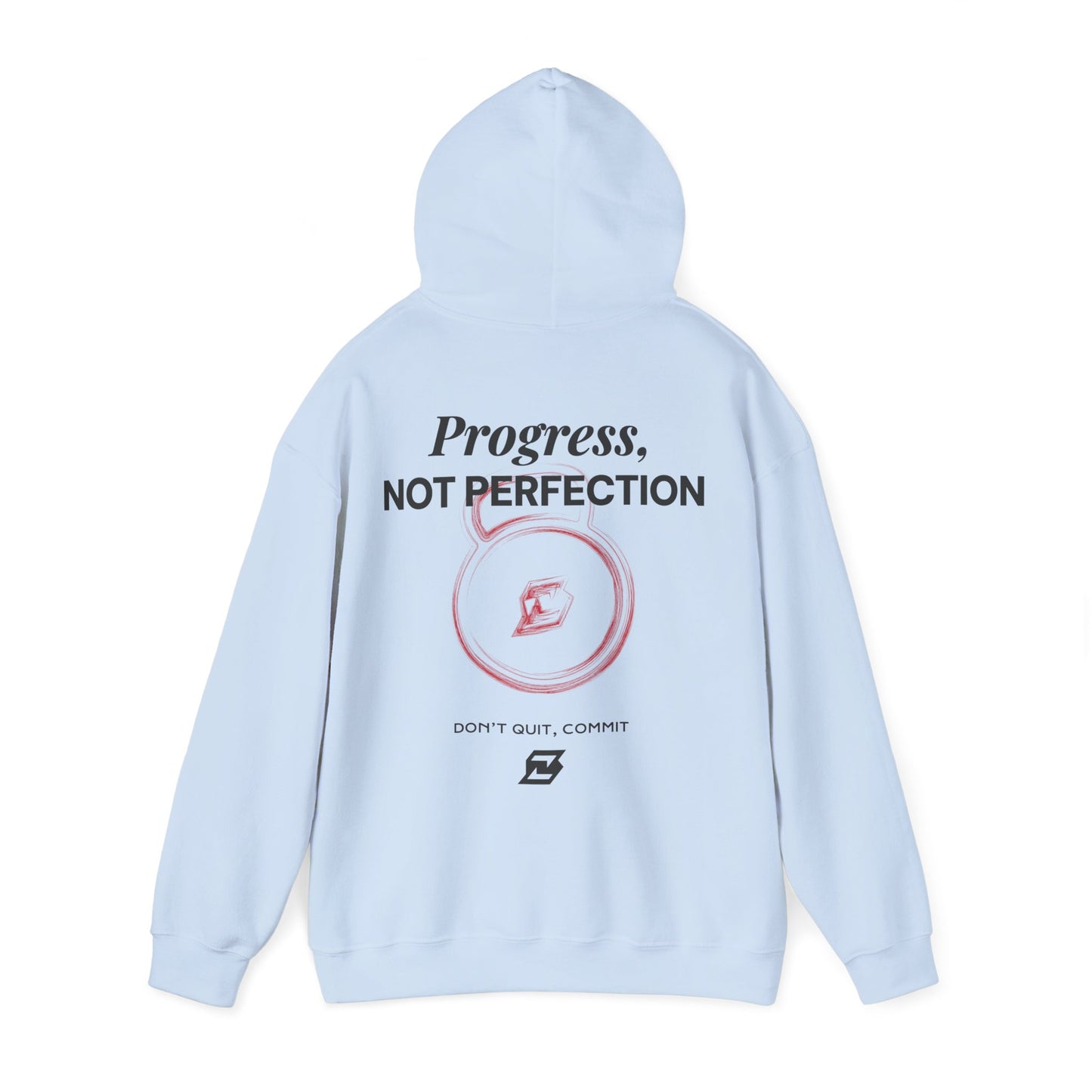 Hoodie unisex Design « Progress not perfection »