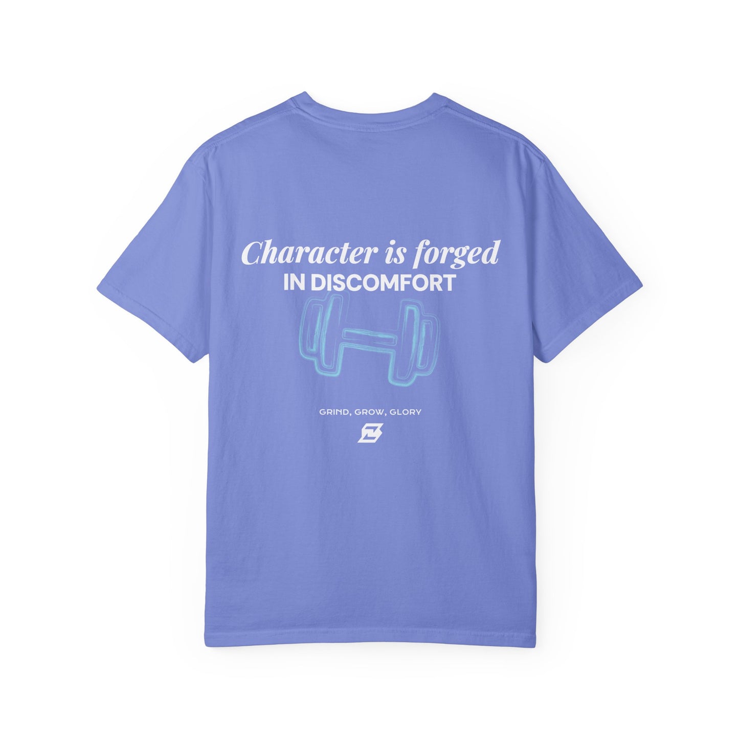 T-shirt unisex Design « Character is forged in discomfort »