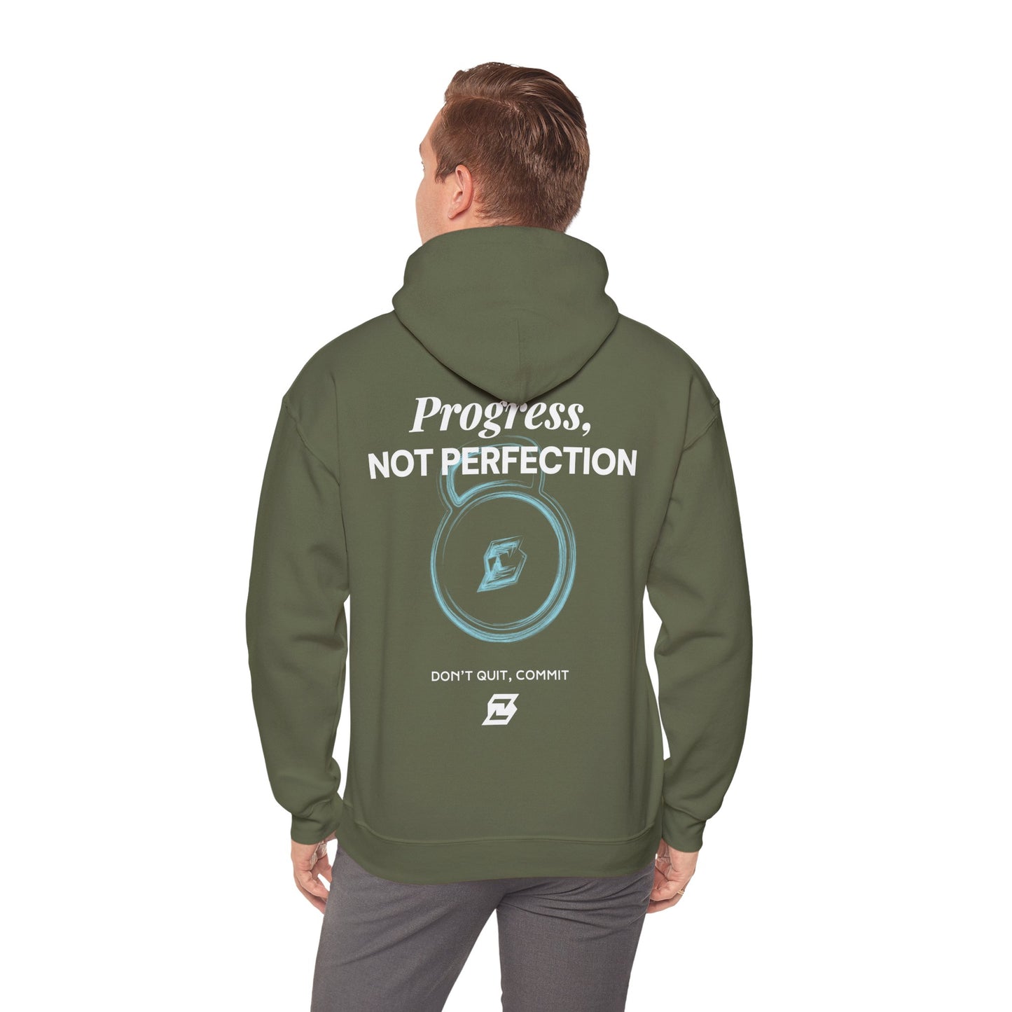 Hoodie unisex Design « Progress not perfection »