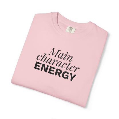 T-shirt unisex brodé « Main Character Energy »