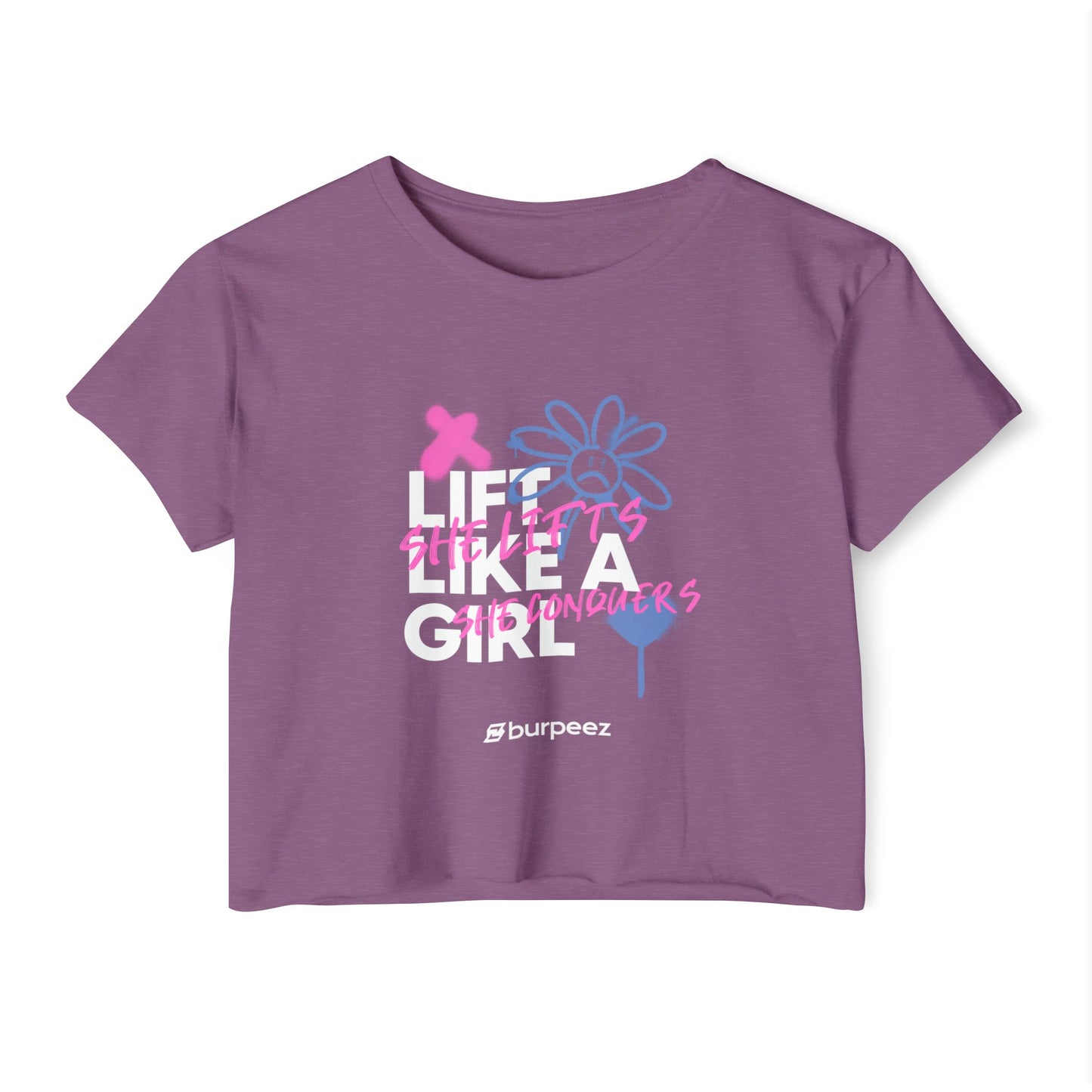 Crop top Femme “Lift Like a Girl”