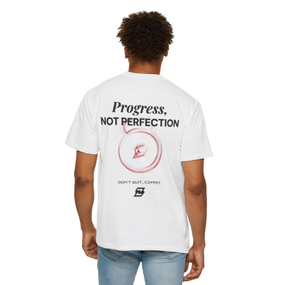 T-shirt unisex Design « Progress not perfection »