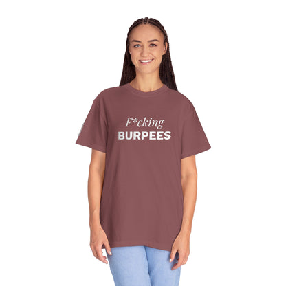 T-shirt unisex brodé « Fucking Burpees »
