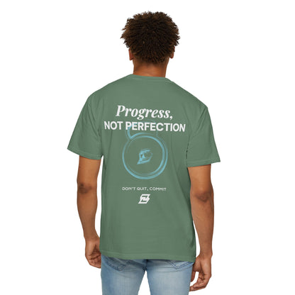 T-shirt unisex Design « Progress not perfection »