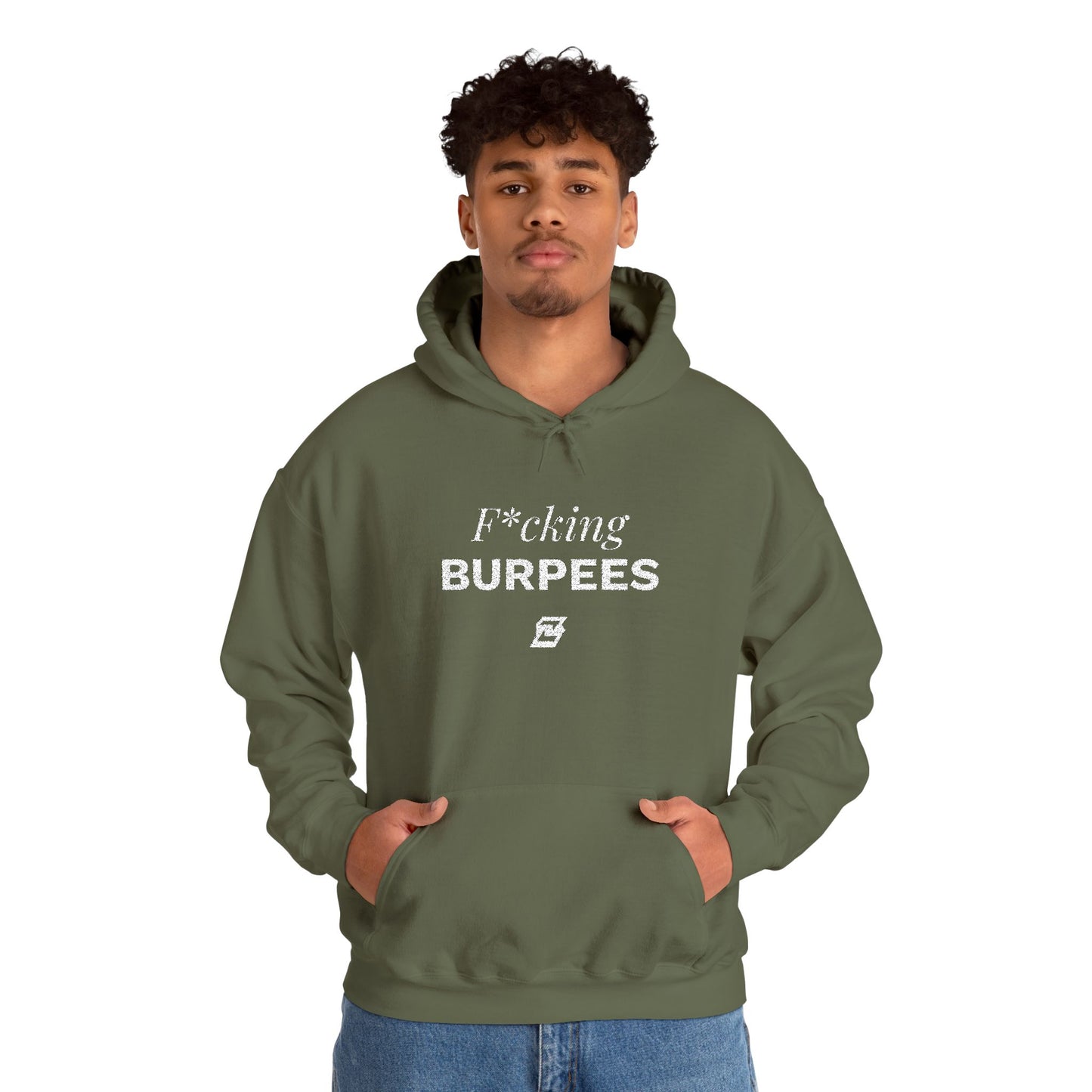 Hoodie unisex brodé « Fucking Burpees »
