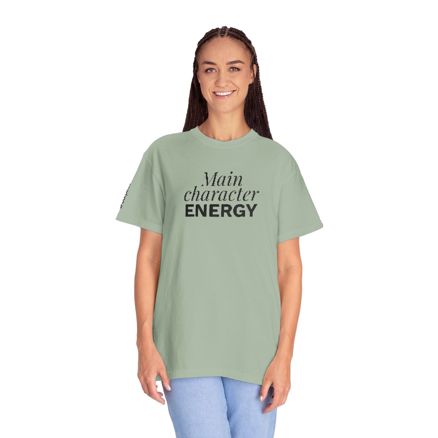 T-shirt unisex brodé « Main Character Energy »